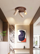 Zella Cedar Travertine Ceiling Light, detail view 6