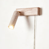 Aven Loft Travertine Wall Light, detail view 15