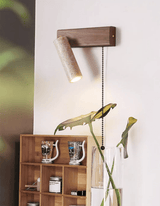 Aven Loft Travertine Wall Light, detail view 5