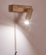Aven Loft Travertine Wall Light, detail view 9