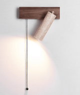 Aven Loft Travertine Wall Light, detail view 10