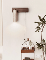 Aven Loft Travertine Wall Light, detail view 11