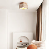 Eden Morrow Travertine Ceiling Light, detail view 6
