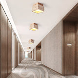 Eden Morrow Travertine Ceiling Light, detail view 5