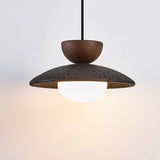 Niven Pearl Travertine Pendant Light, detail view 4