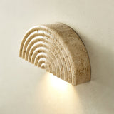 Vian Shore Travertine Wall Light, detail view 10