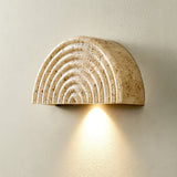 Vian Shore Travertine Wall Light, detail view 11