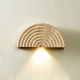 Vian Shore Travertine Wall Light, detail view 2
