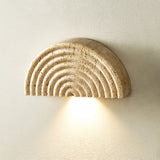 Vian Shore Travertine Wall Light, detail view 7
