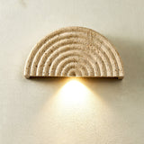Vian Shore Travertine Wall Light, detail view 3