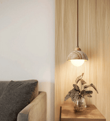 Alden Morrow Travertine Pendant Light, detail view 8