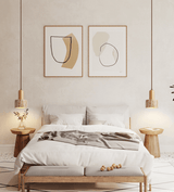 Alden Morrow Travertine Pendant Light, detail view 9