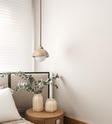 Alden Morrow Travertine Pendant Light, detail view 10