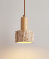Alden Morrow Travertine Pendant Light, detail view 2