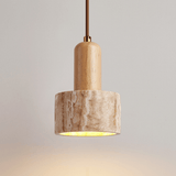 Alden Morrow Travertine Pendant Light, detail view 11