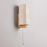 Arden Aster Travertine Wall Light, detail view 15