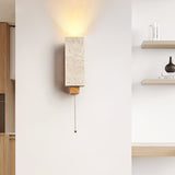 Arden Aster Travertine Wall Light, detail view 5