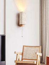 Arden Aster Travertine Wall Light, detail view 7