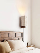 Arden Aster Travertine Wall Light, detail view 9