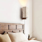 Arden Aster Travertine Wall Light, detail view 10