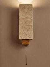 Arden Aster Travertine Wall Light, detail view 14