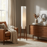 Calia Cove Wood Floor Lamp, detail view 2