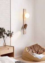 Celine Orbit Travertine Wall Light, detail view 4