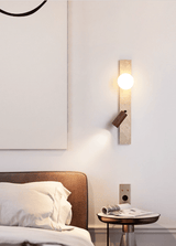 Celine Orbit Travertine Wall Light, detail view 2