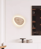 Flora Haven Travertine Wall Light, detail view 4