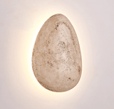 Flora Haven Travertine Wall Light, detail view 5