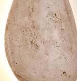 Flora Haven Travertine Wall Light, detail view 9