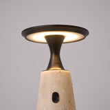 Talia Reed Travertine Table Lamp, detail view 32
