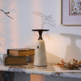 Talia Reed Travertine Table Lamp, detail view 38