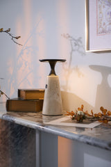 Talia Reed Travertine Table Lamp, detail view 39