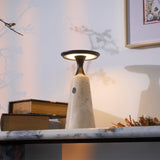 Talia Reed Travertine Table Lamp, detail view 41