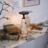 Talia Reed Travertine Table Lamp, detail view 23