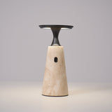 Talia Reed Travertine Table Lamp, detail view 28