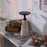Talia Reed Travertine Table Lamp, detail view 5