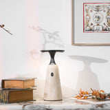 Talia Reed Travertine Table Lamp, detail view 19