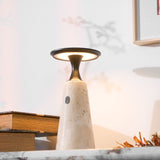 Talia Reed Travertine Table Lamp, detail view 42