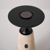 Talia Reed Travertine Table Lamp, detail view 13