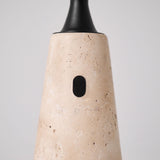 Talia Reed Travertine Table Lamp, detail view 14