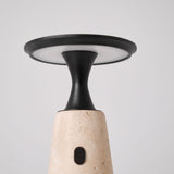 Talia Reed Travertine Table Lamp, detail view 16