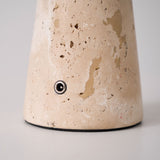 Talia Reed Travertine Table Lamp, detail view 17