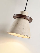 Thea Hearth Travertine Pendant Light, detail view 9