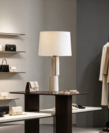 Vela Stone Fabric Table Lamp, detail view 14