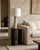 Vela Stone Fabric Table Lamp, detail view 11
