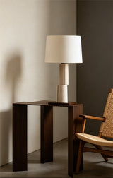Vela Stone Fabric Table Lamp, detail view 6