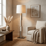 Vale Mist Fabric Floor Lamp, detail view 2