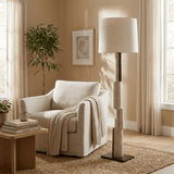 Vale Mist Fabric Floor Lamp, detail view 7